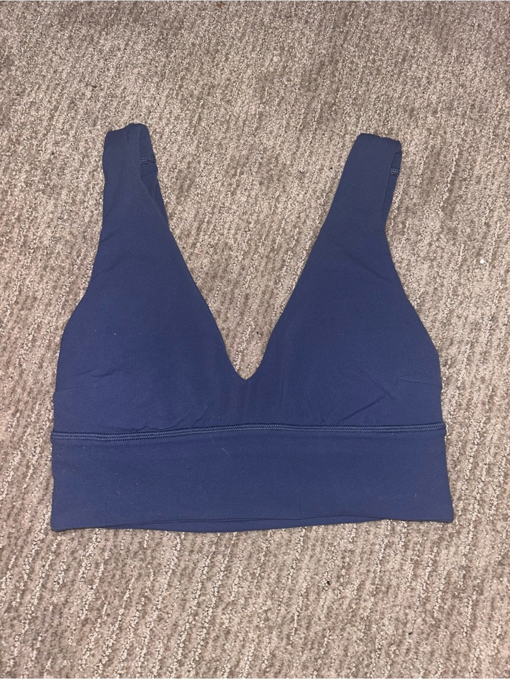 lululemon athletica Navy Deep V Bralette